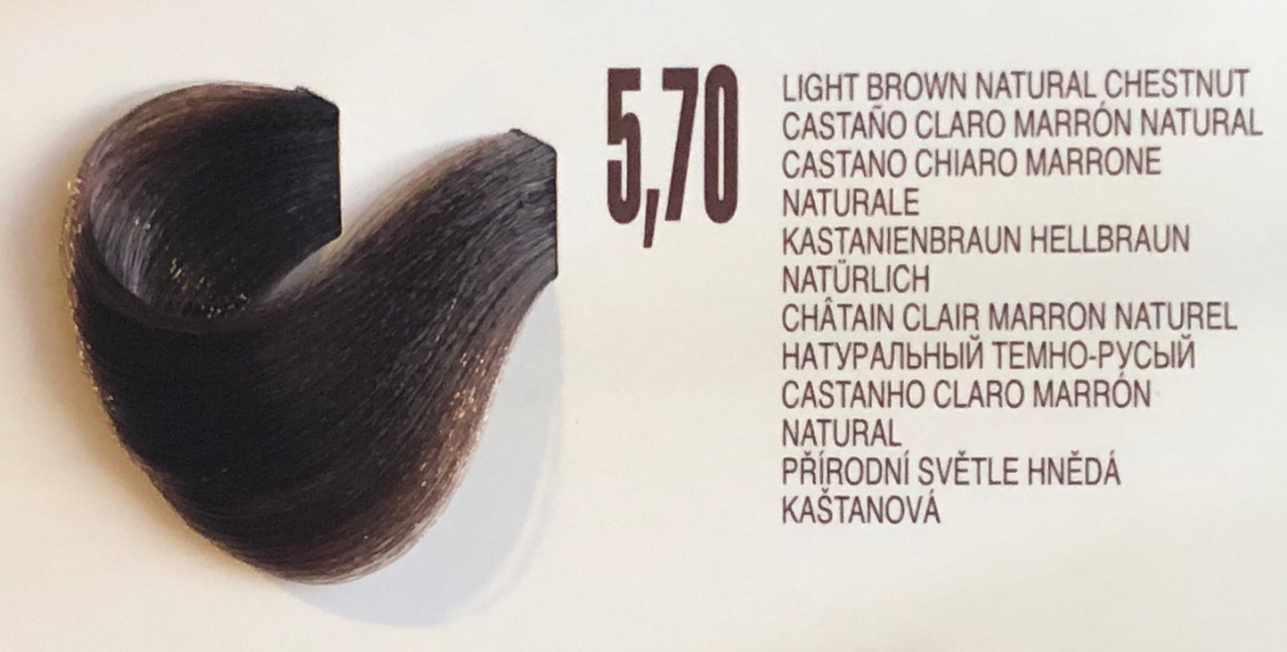 #5,70 Castaño claro marrón natural/ Light brown natural chestnut