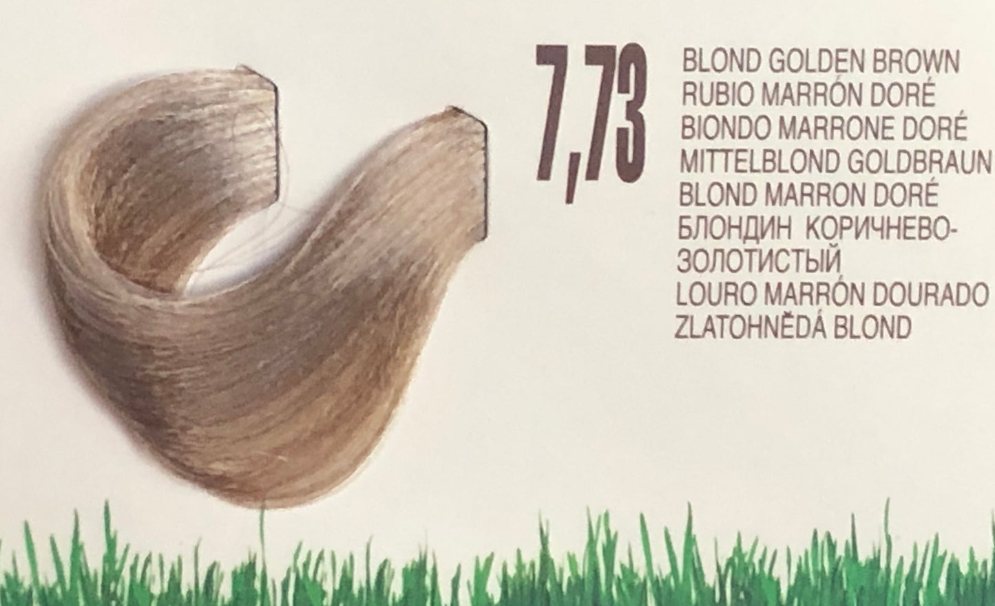 #7,73 Rubio marrón dore / Blond Golden brown