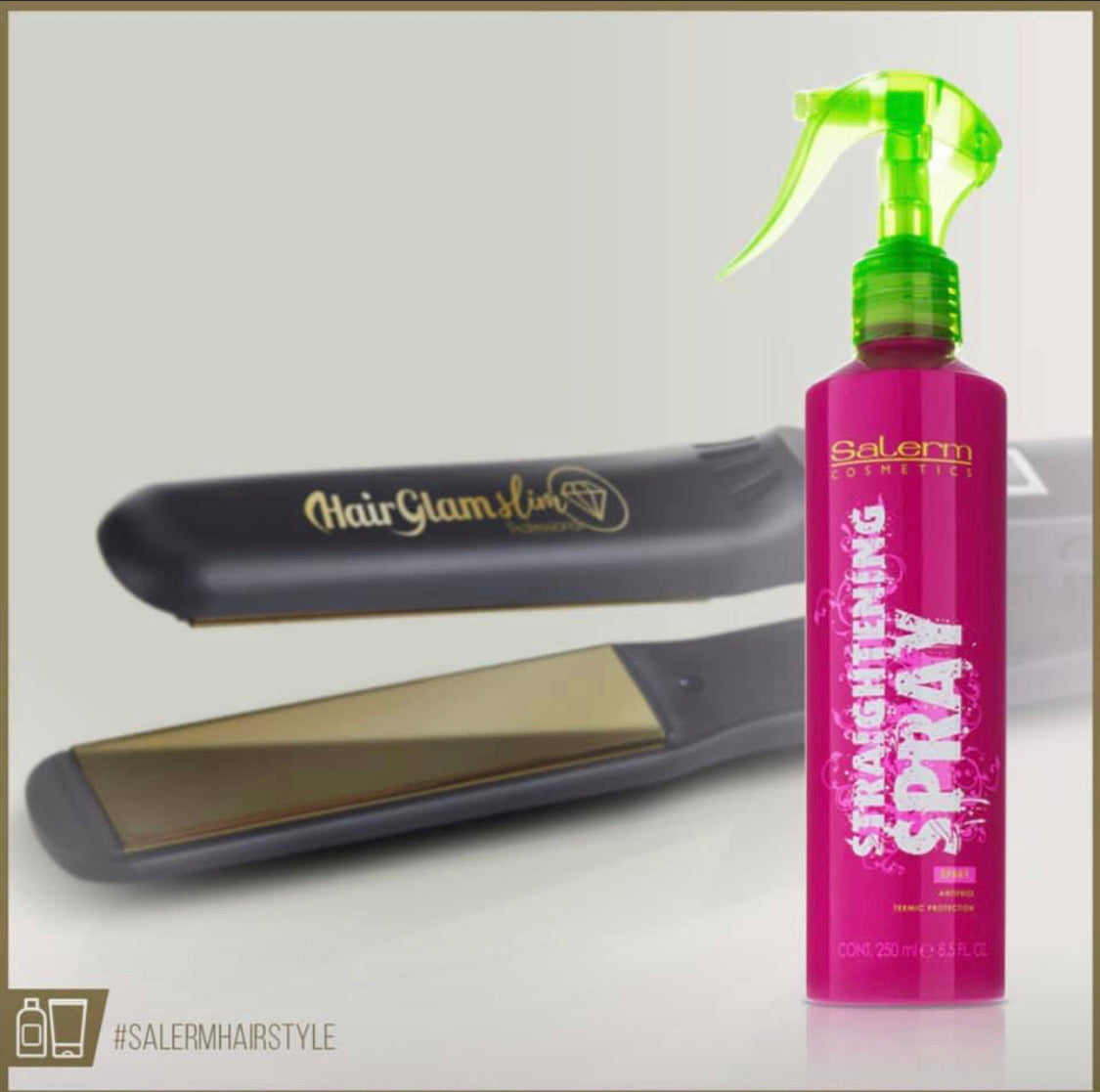 Plancha profesional + Spray Straightening