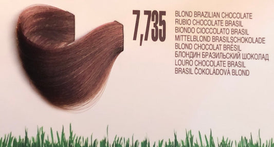 #7,735 Rubio chocolate brasil / Blond brazilian chocolate