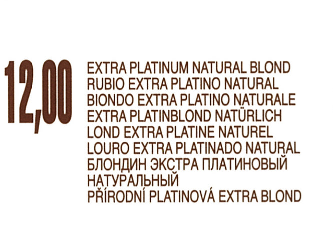 #12.00 Rubio Extra Platino Natural