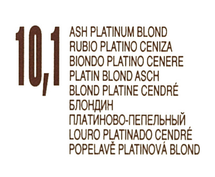 #10,1 Rubio Platino Ceniza