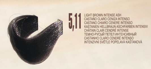 #5,11 Light Brown Intense Ash 70 ml