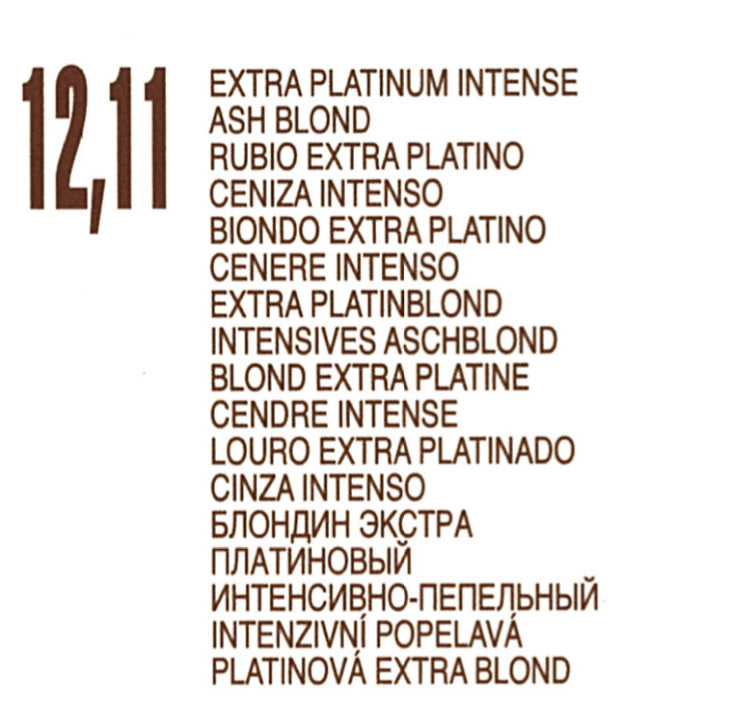 #12,11 Rubio Extra Platino